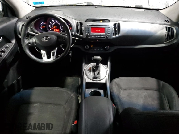 2012 Kia Sportage LX with VIN KNDPBCA22C7333385, listed as a Copart auction lot 55213455 with 160,568 mi miles and Salvage title. Bid and sale history available at DreamBid. Image 8.