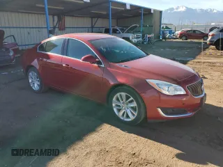 2014 Buick Regal with VIN 2G4GL5EX0E9225746, listed as a Copart auction lot 83232594 with 154,107 mi miles and Salvage Title. Bid and sale history available at DreamBid. Image 4.