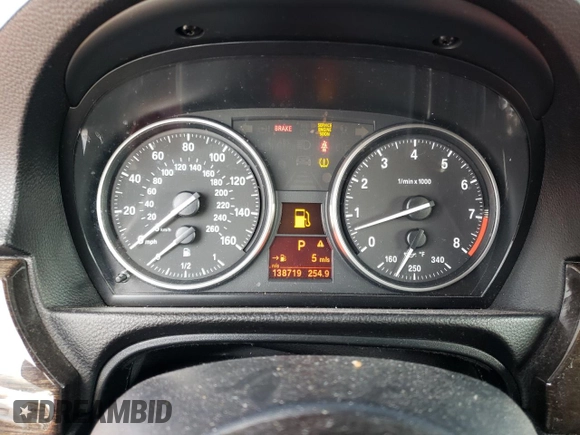 2013 BMW 3 Series 328i xDrive with VIN WBAKF3C56DJ386081, listed as a Copart auction lot 52391805 with 138,719 mi miles and Salvage Title. Bid and sale history available at carsss.com. Image 9.
