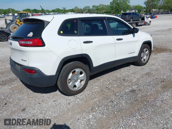 2016 Jeep Cherokee Altitude with VIN 1C4PJLAB0GW272536, listed as a IAAI auction lot 42092391 with 183,089 mi miles and . Bid and sale history available at DreamBid. Image 4.