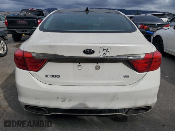 2015 Kia K900 Premium with VIN KNALU4D46F6026661, listed as a Copart auction lot 43611345 with 121,161 mi miles and Clean title. Bid and sale history available at DreamBid. Image 6.