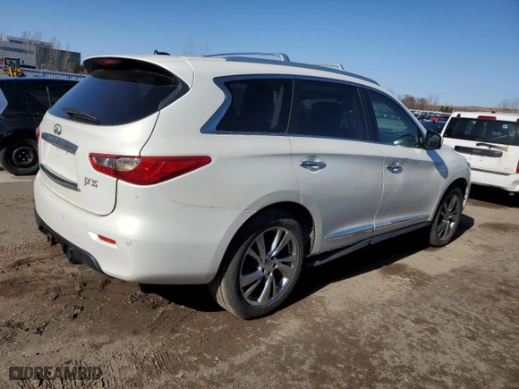 2013 Infiniti JX35 with VIN 5N1AL0MM4DC333567, listed as a Copart auction lot 51448555 with 155,784 mi miles and Clean Title. Bid and sale history available at carsss.com. Image 3.