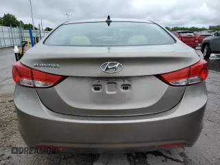 2013 Hyundai Elantra GLS with VIN 5NPDH4AE3DH342353, listed as a Copart auction lot 59496535 with 127,399 mi miles and Salvage title. Bid and sale history available at DreamBid. Image 6.