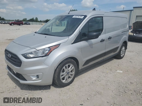 2022 Ford Transit Connect XLT with VIN NM0LS7T27N1541283, listed as a Copart auction lot 63234295 with 19,897 mi miles and Salvage title. Bid and sale history available at DreamBid. Image 1.