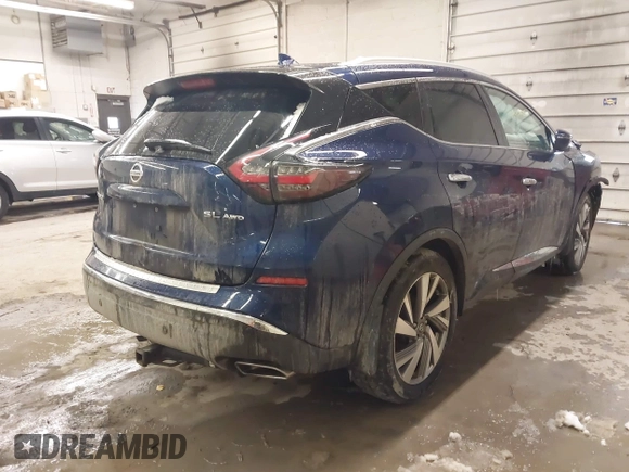 2020 Nissan Murano SL z VIN 5N1AZ2CS7LN111165, wystawiony jako IAAI lot #41486622 z przebiegiem 76 767 mil mil oraz . Historia ofert i sprzedaży dostępna na DreamBid. Obrazek 4.
