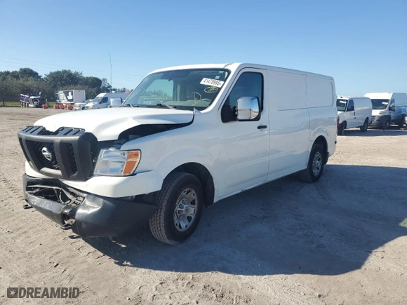 2019 Nissan NV SV with VIN 1N6AF0KY5KN805520, listed as a Copart auction lot 41478995 with 156,131 mi miles and Non Repairable. Bid and sale history available at carsss.com. Image 1.