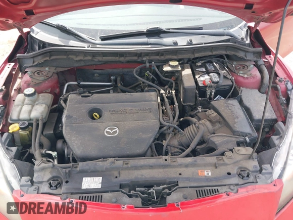 2011 Mazda Mazda3 i Touring with VIN JM1BL1VG9B1471850, listed as a IAAI auction lot 42129977 with 160,011 mi miles. Bid and sale history available at carsss.com. Image 10.