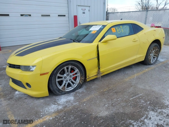 2015 Chevrolet Camaro LS with VIN 2G1FB1E39F9136874, listed as a IAAI auction lot 41265143 with 1 mi miles. Bid and sale history available at carsss.com. Image 17.