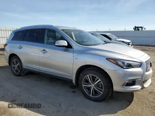 2017 Infiniti QX60 with VIN 5N1DL0MM9HC526137, listed as a Copart auction lot 51822775 with 108,899 mi miles and Salvage Title. Bid and sale history available at DreamBid. Image 4.