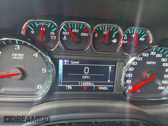 2020 Chevrolet Tahoe Commercial with VIN 1GNSKFKC6LR261122, listed as a Copart auction lot 63870645 with 113,959 mi miles and Clean title. Bid and sale history available at DreamBid. Image 8.