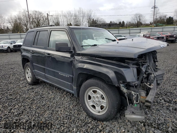 2013 Jeep Patriot Sport with VIN 1C4NJPBA1DD187006, listed as a Copart auction lot 43280415 with Not Provided miles and Salvage Title. Bid and sale history available at carsss.com. Image 4.