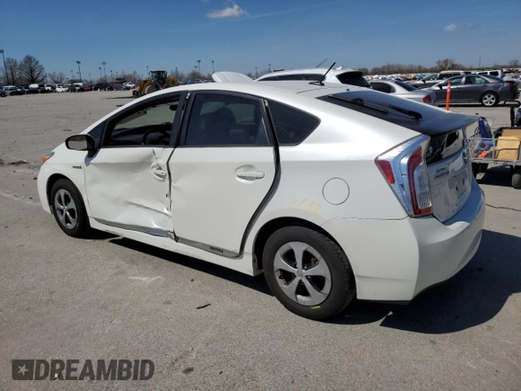 2012 Toyota Prius One with VIN JTDKN3DU9C5455557, listed as a Copart auction lot 50613885 with 131,870 mi miles and Salvage Title. Bid and sale history available at carsss.com. Image 2.