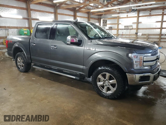 2018 Ford F-150 XL with VIN 1FTEW1EG0JKD86974, listed as a Copart auction lot 53945485 with 141,641 mi miles and Clean Title. Bid and sale history available at DreamBid. Image 4.
