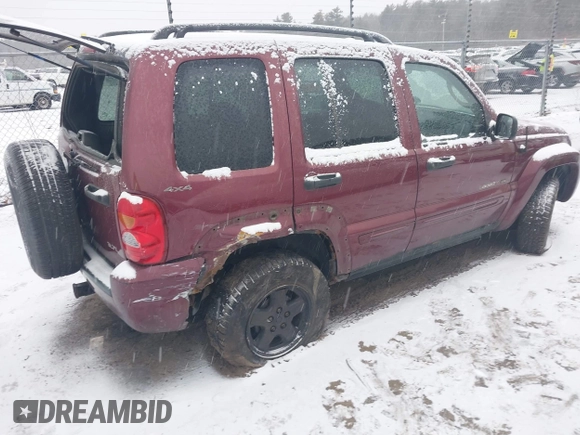 2002 Jeep Liberty Limited with VIN 1J4GL58K52W112036, listed as a IAAI auction lot 41515049 with Not Provided miles and . Bid and sale history available at carsss.com. Image 4.
