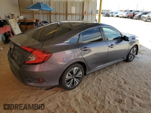 2017 Honda Civic Sedan EX-T with VIN 2HGFC1F34HH658552, listed as a Copart auction lot 52972315 with 94,228 mi miles and Salvage Title. Bid and sale history available at carsss.com. Image 3.