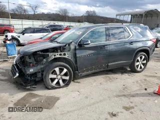 2020 Chevrolet Traverse LT z VIN 1GNEVHKW9LJ134633, wystawiony jako Copart lot #84711404 z przebiegiem 112 318 mil mil oraz Szkoda całkowita • Salvage title. Historia ofert i sprzedaży dostępna na DreamBid. Obrazek 1.