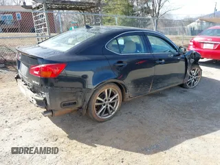 2008 Lexus IS 350 with VIN JTHBE262785019415, listed as a IAAI auction lot 41672025 with 141,228 mi miles and . Bid and sale history available at DreamBid. Image 4.