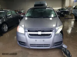 2009 Chevrolet Aveo LS with VIN KL1TD56E59B371648, listed as a Copart auction lot 81709864 with 109,772 mi miles and Salvage Title. Bid and sale history available at carsss.com. Image 5.