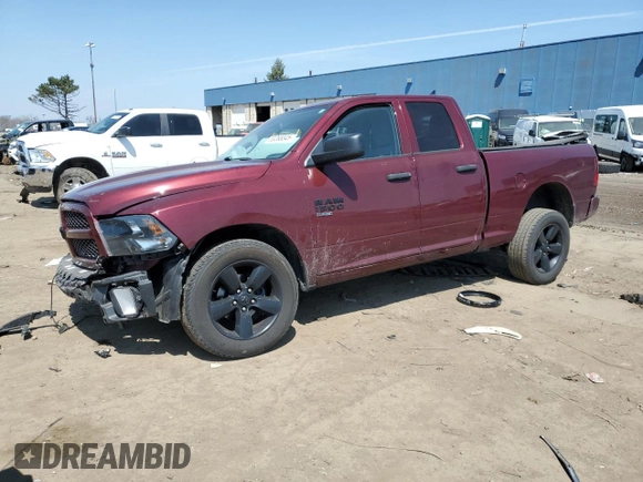 2019 Ram 1500 Express z VIN 1C6RR7FG2KS568503, wystawiony jako Copart lot #53268345 z przebiegiem 105 687 mil mil oraz Szkoda całkowita • Salvage title. Historia ofert i sprzedaży dostępna na DreamBid. Obrazek 1.