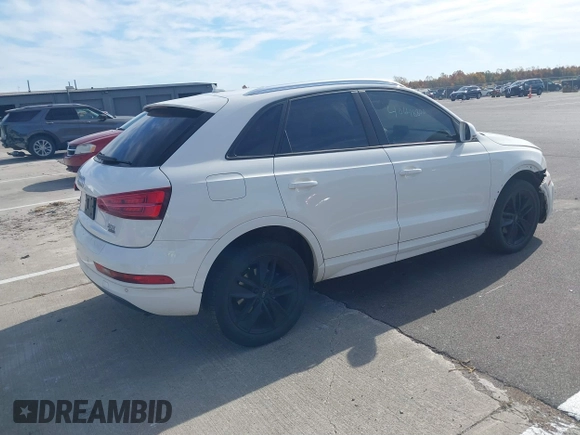 2017 Audi Q3 Premium z VIN WA1ECCFS0HR008186, wystawiony jako IAAI lot #40648800 z przebiegiem 139 379 mil mil oraz . Historia ofert i sprzedaży dostępna na DreamBid. Obrazek 4.