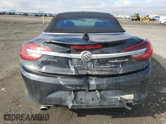 2016 Buick Cascada Premium with VIN W04WT3N52GG137847, listed as a Copart auction lot 46861855 with 39,378 mi miles and Salvage Title. Bid and sale history available at DreamBid. Image 6.