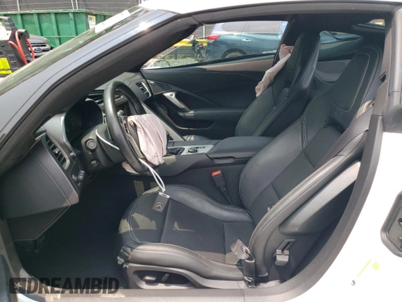 2019 Chevrolet Corvette Z06 1LZ with VIN 1G1YN2D60K5606363, listed as a Copart auction lot 58392733 with 24,777 mi miles and Salvage Title. Bid and sale history available at carsss.com. Image 7.