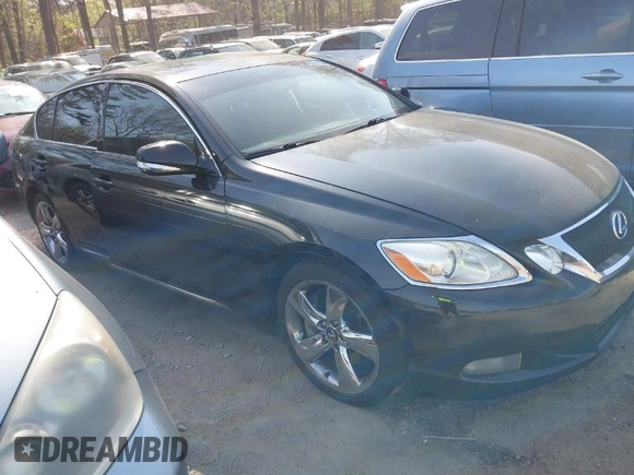 2008 Lexus GS 350 with VIN JTHBE96S780038598, listed as a IAAI auction lot 41906932 with 194,100 mi miles. Bid and sale history available at carsss.com. Image 1.