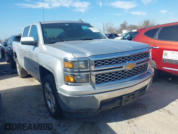 2015 Chevrolet Silverado 1500 LT with VIN 3GCPCREH0FG152809, listed as a IAAI auction lot 41573835 with 213,410 mi miles and . Bid and sale history available at DreamBid. Image 1.