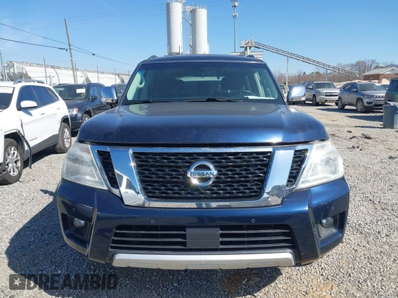 2017 Nissan Armada SV with VIN JN8AY2NC3H9501228, listed as a IAAI auction lot 41780182 with 233,183 mi miles and . Bid and sale history available at DreamBid. Image 12.