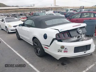 2014 Ford Mustang V6 with VIN 1ZVBP8EM8E5333696, listed as a IAAI auction lot 42042132 with 58,300 mi miles. Bid and sale history available at carsss.com. Image 3.