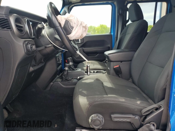 2021 Jeep Gladiator Freedom с VIN 1C6HJTAG7ML553303, выставлен на аукционе Copart как лот 57038585 с пробегом 49 400 миль миль и Списание • Salvage title. История ставок и продаж доступна на DreamBid. Изображение 7.