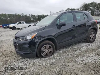 2017 Chevrolet Trax LS with VIN 3GNCJNSB5HL289954, listed as a Copart auction lot 43061775 with 75,481 mi miles and Salvage Title. Bid and sale history available at carsss.com. Image 1.
