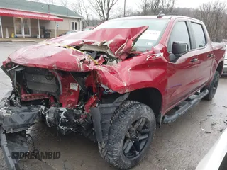 2021 Chevrolet Silverado 1500 LT Trail Boss with VIN 3GCPYFEL0MG161771, listed as a IAAI auction lot 41671905 with 44,047 mi miles and . Bid and sale history available at DreamBid. Image 2.