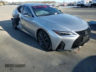 2023 Lexus IS with VIN JTHGZ1E29P5030517, listed as a Copart auction lot 45531435 with 36,301 mi miles and Salvage Title. Bid and sale history available at carsss.com. Image 11.