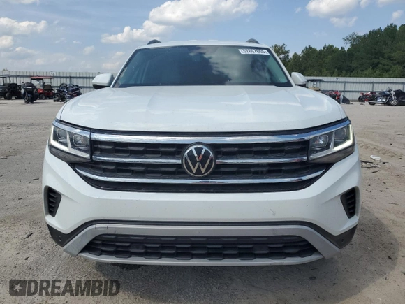 2022 Volkswagen Atlas SE z VIN 1V2HR2CA3NC528032, wystawiony jako Copart lot #57607665 z przebiegiem 34 714 mil mil oraz Czysty tytuł • Clean title. Historia ofert i sprzedaży dostępna na DreamBid. Obrazek 5.