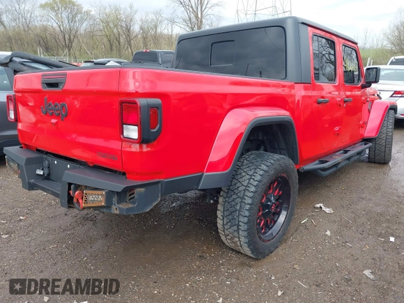 2021 Jeep Gladiator Freedom z VIN 1C6HJTAG0ML547293, wystawiony jako IAAI lot #41926067 z przebiegiem 57 696 mil mil oraz . Historia ofert i sprzedaży dostępna na DreamBid. Obrazek 4.