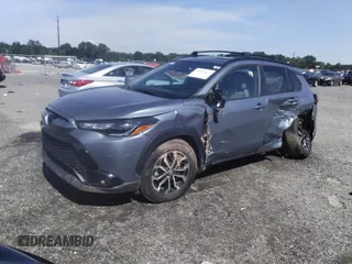 2024 Toyota Corolla Cross Hybrid S with VIN 7MUFBABG4RV059072, listed as a IAAI auction lot 42787833 with 9,006 mi miles and . Bid and sale history available at DreamBid. Image 17.