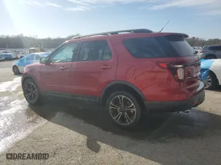 2015 Ford Explorer Sport with VIN 1FM5K8GT7FGB46597, listed as a Copart auction lot 49810195 with 131,100 mi miles and Salvage Title. Bid and sale history available at carsss.com. Image 2.
