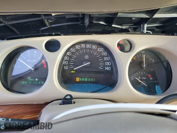 2003 Buick LeSabre Custom with VIN 1G4HP54K334190098, listed as a Copart auction lot 49222365 with 73,441 mi miles and Salvage Title. Bid and sale history available at carsss.com. Image 9.