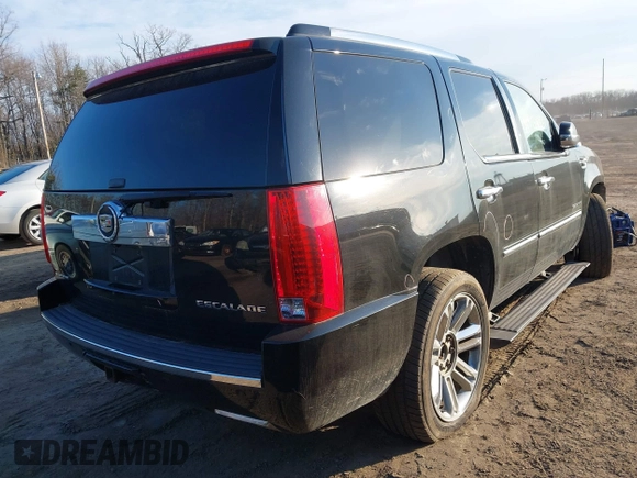 2013 Cadillac Escalade Platinum Edition with VIN 1GYS4DEF7DR251126, listed as a IAAI auction lot 41534025 with 173,153 mi miles. Bid and sale history available at carsss.com. Image 4.