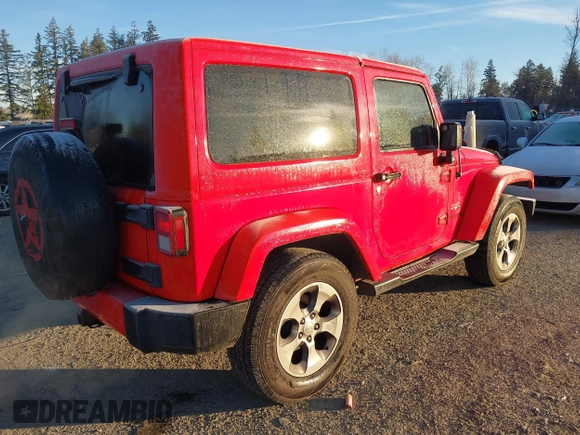 2018 Jeep Wrangler Sahara z VIN 1C4AJWBG2JL936412, wystawiony jako IAAI lot #41381668 z przebiegiem 82 535 mil mil oraz . Historia ofert i sprzedaży dostępna na DreamBid. Obrazek 4.