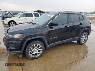 2022 Jeep Compass Latitude Lux z VIN 3C4NJDFB8NT215509, wystawiony jako Copart lot #54833275 z przebiegiem 38 393 mil mil oraz Czysty tytuł • Clean title. Historia ofert i sprzedaży dostępna na DreamBid. Obrazek 1.
