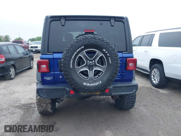 2019 Jeep Wrangler Unlimited Sport Altitude with VIN 1C4HJXDG6KW578572, listed as a IAAI auction lot 41921919 with 30,247 mi miles and . Bid and sale history available at DreamBid. Image 17.