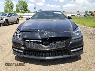 2015 Mercedes-Benz SLK-Class SLK 350 with VIN WDDPK5HA0FF110366, listed as a Copart auction lot 55655064 with 45,317 mi miles and Salvage Title. Bid and sale history available at carsss.com. Image 5.