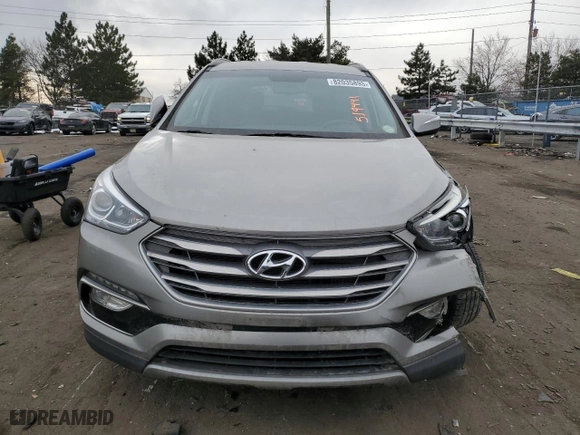2018 Hyundai Santa Fe Sport Limited with VIN 5XYZUDLA0JG519441, listed as a Copart auction lot 82035893 with 69,802 mi miles. Bid and sale history available at carsss.com. Image 5.