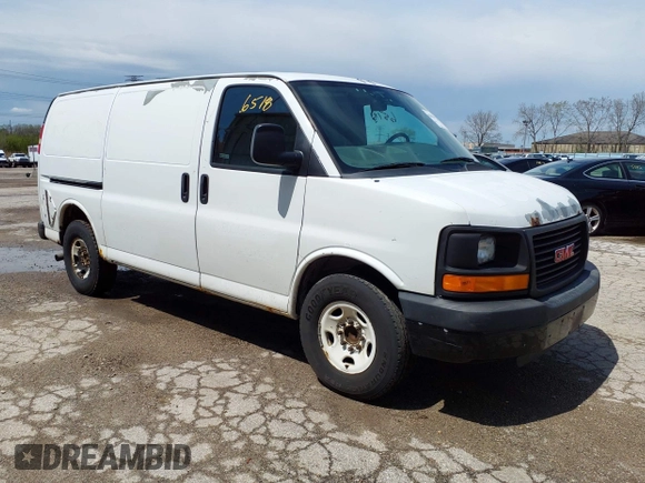 2012 GMC Savana Cargo with VIN 1GTW7FCA8C1200300, listed as a IAAI auction lot 42016518 with 259,841 mi miles. Bid and sale history available at carsss.com. Image 1.