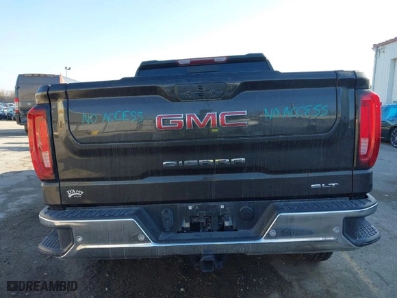 2021 GMC Sierra 1500 SLT with VIN 3GTU9DED9MG176881, listed as a IAAI auction lot 41140356 with 21,553 mi miles. Bid and sale history available at carsss.com. Image 17.