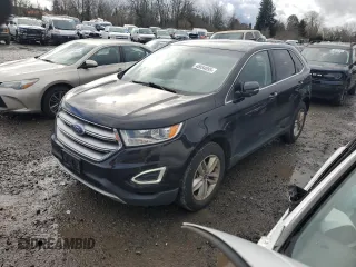 2017 Ford Edge SEL with VIN 2FMPK3J96HBC27416, listed as a Copart auction lot 45054095 with 92,509 mi miles and Salvage Title. Bid and sale history available at carsss.com. Image 1.