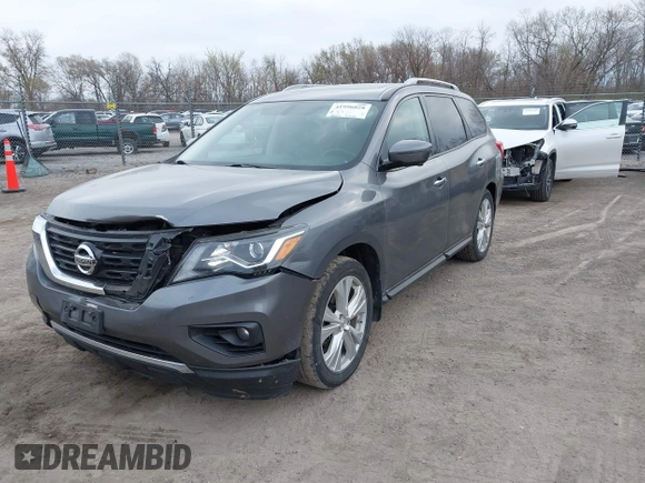 2018 Nissan Pathfinder SV z VIN 5N1DR2MM0JC666187, wystawiony jako IAAI lot #41996028 z przebiegiem 103 414 mil mil oraz . Historia ofert i sprzedaży dostępna na DreamBid. Obrazek 17.