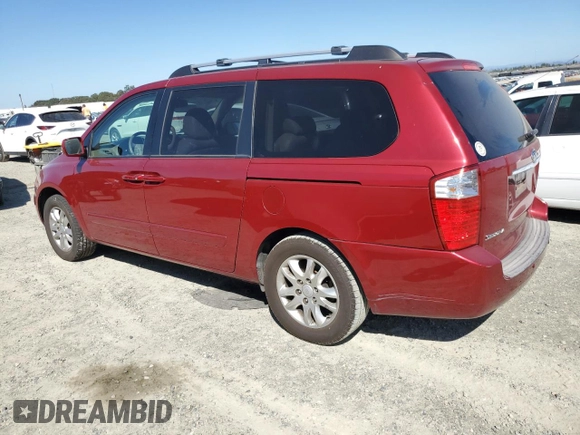 2007 Kia Sedona EX with VIN KNDMB233976177716, listed as a Copart auction lot 71408984 with 173,640 mi miles and Salvage Title. Bid and sale history available at DreamBid. Image 2.